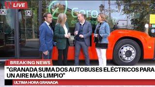 "Granada suma dos autobuses eléctricos para un aire más limpio"