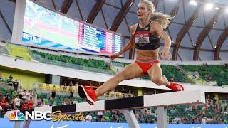 Emma Coburn cruises to steeplechase win, third Olympic team | NBC Sports