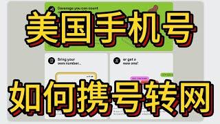 美国手机号如何携号转网｜免费靓号携号转网到Tello Mobile