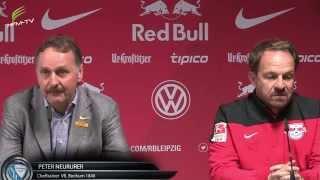 RB Leipzig - VfL Bochum 2:0, z.T. lustige Pressekonferenz v. 24.10.14