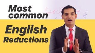 Most Common English reductions with Angrezi Wala