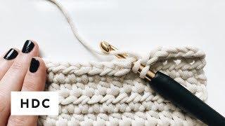 half double crochet (hdc)