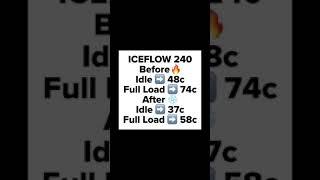 ICEFLOW 240 INSTALLED  ARGB LIGHTNING EFFECTS