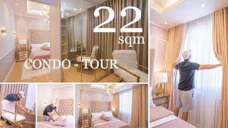 Interior Design/ 22Sqm Bedroom/Walk-In Closet/T&B/ Shabby Chic/ Kim Chiu Inspired  Interior