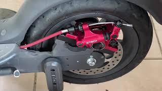 XTECH HB100 HYDRAULIC BRAKE INSTALLATION | M365 SCOOTER | ESSENTIAL | PRO2 | PR0 | 1S #MIJIA365