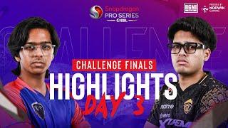 [Highlights] - BGMI Snapdragon Pro Series Challenge Finals Day 3