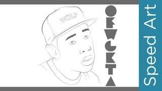 Speed Art | Tyler The Creator [Line Art]