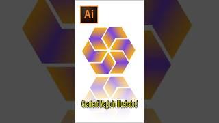 Create Stunning Gradient Art in Illustrator | Quick Tutorial #Shorts