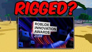 IS THE ROBLOX INNOVATION AWARDS RIGGED? | The Strongest Battlegrounds