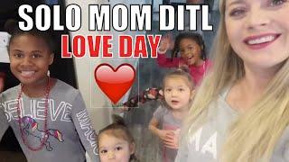 V-DAY SOLO DAY IN THE LIFE OF A STAY AT HOME MOM WITH 5 KIDS I Large Adoptive Family