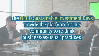 The OECD Sustainable Investment Days