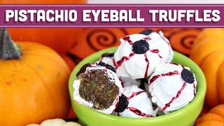 Pistachio Eyeball Truffles! Halloween Special Recipe! Mind Over Munch