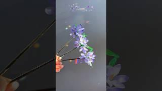Gorgeous crocuses!  #hairpins #shrinkplastic #jewelrymaking #handmade #crocus