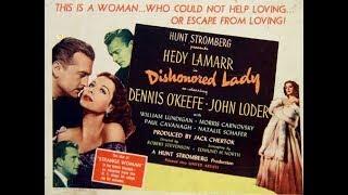 Hedy Lamarr, Dennis O'Keefe & John Loder in Robert Stevenson's "Dishonored Lady" (1947)