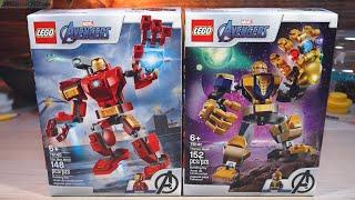 Pure builds: LEGO Iron Man & Thanos Mechs 76140 76141 ASMR