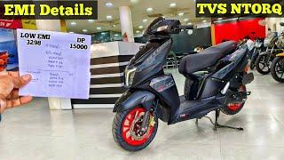 New Tvs Ntorq 125 XP Race Edition 2024 Model Scooter Price |  Loan DetailsEMI | Finance Detail