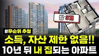 소득, 자산 제한 없음! 청약통장 없이도 가능한 무순위 추첨! 방 3개 큰 집, 10년 뒤 내 집되는 역세권 아파트! 대전천동3 5블록 10년 분양전환공공임대주택 모집공고 소식