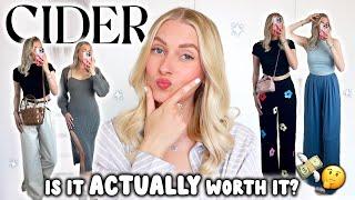 Buying clothes from CIDER ads so you don’t have to...  TRY ON haul & my honest opinion!