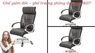 Ghế giám đốc – ghế trưởng phòng da GGDDK07 | Nội thất Đăng Khoa