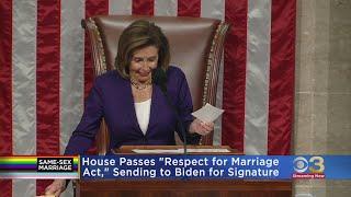 U.S. House passes Respect for Marriage Act