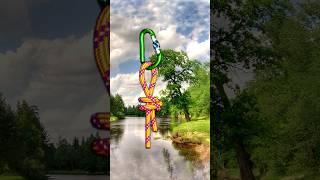 Браконьерский узел #рыбалка #дляшнуров #привязка