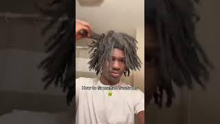 How to fix matted dreads #dreads #freeformlocs