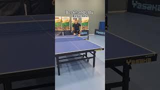 Backhands by! #pingpong #tabletennis