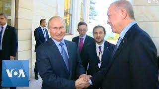 Putin, Erdogan start talks on Syria in Russia