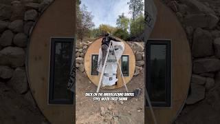 DIY Underground Wood Fire Barrel Sauna 🪵#diy #idaho #homestead #life #wood #fire #sauna #build