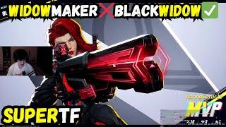 WIDOWMAKER BLACK WIDOW SUPERTF MARVEL RIVALS GAMEPLAY - marvel rivals vs overwatch 2