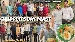 Children's Day Feast  || Alchemy Classes ️ || @HINASTAVLOGGER #mayurbhanj #baripada #odiavlogs