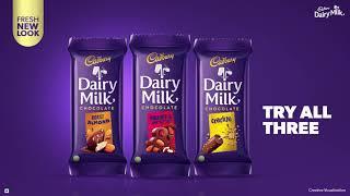 Cadbury Dairy Milk Variants - Fresh New Look - Peek-A-Boo - English