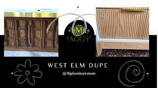 West Elm Inspired Dresser & Nightstands Dupe// Extreme Furniture Makeover// Flip for Profit