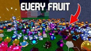 I ROLLED EVERY FRUIT IN BLOX FRUITS