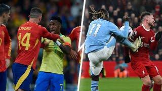 Dirty Moments & Craziest Red Cards in Football 2024