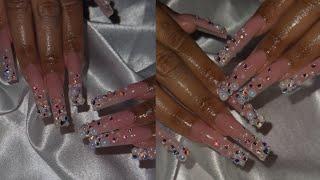 WATCH ME WORK +  BEGINNER NAIL ADVICE  nail tutorial