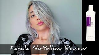 Platinum Icy White Hair - How I Finally Made it - Fanola No-Yellow Shampoo Review