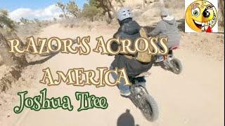 Razor Across America pt3 Joshua tree  go pro