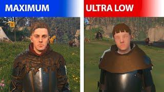 Kingdom Come Deliverance II | ULTRA LOW vs MAX Settings | Mod Graphics Comparison