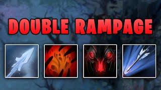 DOUBLE RAMPAGE with RIGHT CLICK | Dota 2 Ability Draft