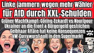 Linke jammern wegen mehr Wähler für AfD durch XXL-Schulden [ Meinungspirat ]
