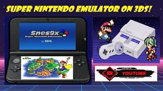 How to Install Snes Emulator (Snes9X) on the Nintendo 3DS!