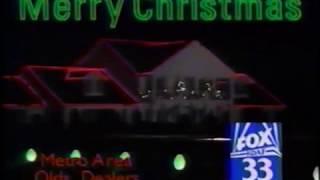 KDAF FOX DFW Christmas 1989 IDs