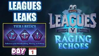 Leagues leaks Day 1 - Tier one relics review (Raging echoes OSRS)