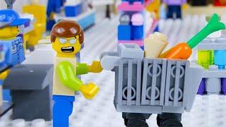 LEGO City Shopping Fail STOP MOTION LEGO | LEGO City | Billy Bricks | Videos for kids