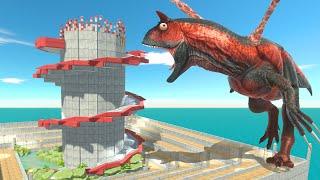 Escape From Alien Carnotaurus Dinosaur - Animal Revolt Battle Simulator