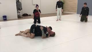 NoGi Guard Passing | Half Guard Double Underhook and Mount | Roseburg BJJ