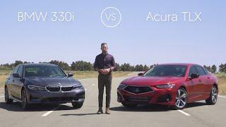 2021 BMW 330i Review & Comparison vs. The 2021 Acura TLX