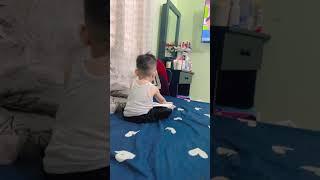 Adam dan buku xdapat dipisahkan #cute #babyboy #baby #babboy #cutebaby #funny #babyboystyle #love