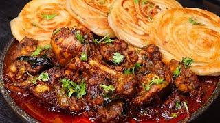 Sunday Brunch Menu - Chicken Sukka with Bun Paratha | The Signature Dish Of Kerala